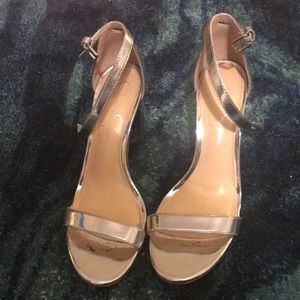 Jessica Simpson Silver Heels